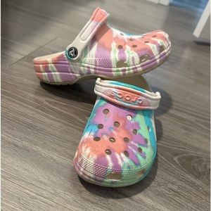 Tie Dye Crocs